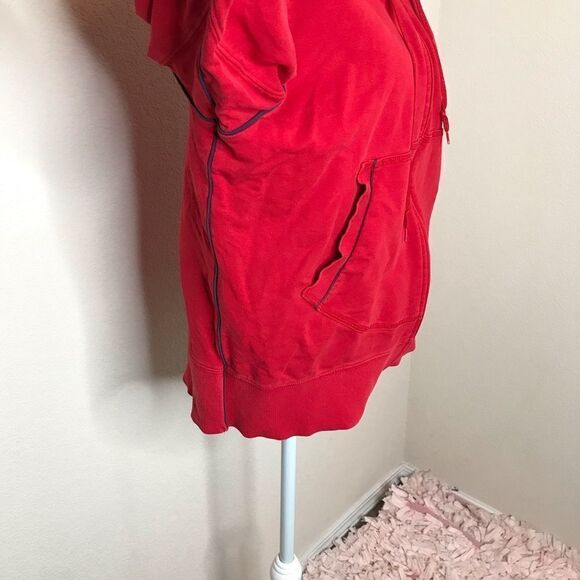 Tommy Hilfiger red zip up hoodie - Picture 6 of 8